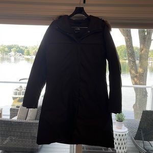 North Face full length women’s parka.